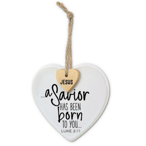 667665126324 Heart Tag Ornament Savior