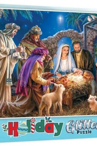 705988122477 Christ Is Born 100 Piece Glitter (Puzzle)