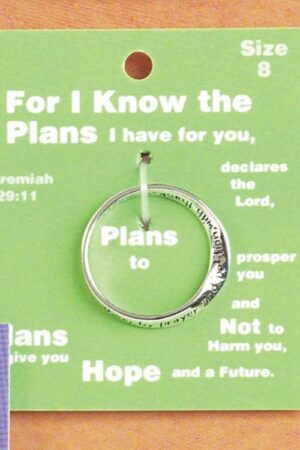 714611150992 InspiRing Jeremiah 29:11 (Size 6 Ring)