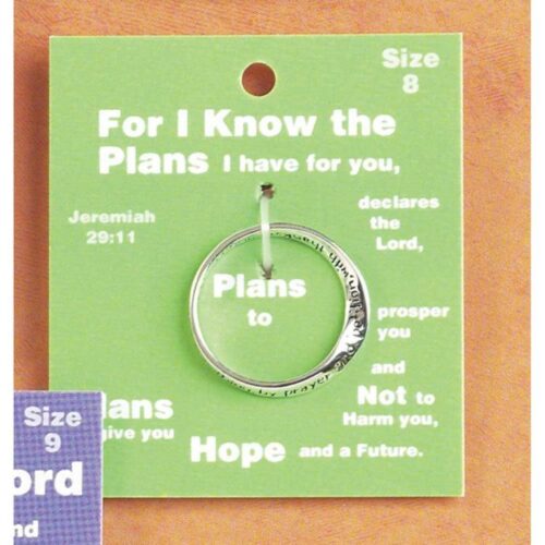 714611150992 InspiRing Jeremiah 29:11 (Size 6 Ring)