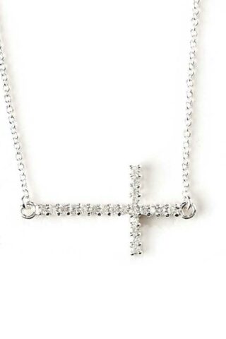 714611164623 Large Sideways CZ Cross