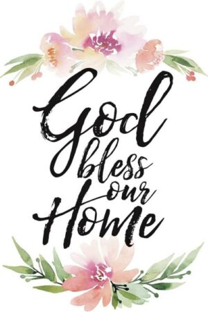 737682050244 God Bless Our Home (Plaque)