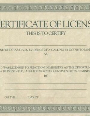 9780805472974 Certificate Of License Generic