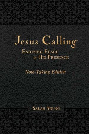 9781400213702 Jesus Calling Note Taking Edition Leathersoft Black With Full Scriptures