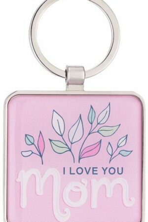 1220000324350 I Love You Mom Keychain 1 Corinthians 13:4