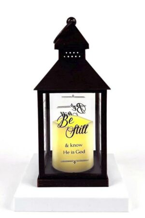 788200503520 Be Still Lantern LED