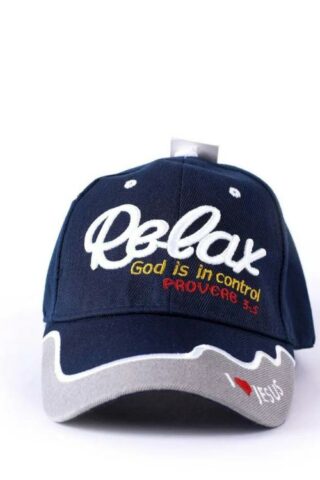 788200537433 Relax God Is In Control Cap