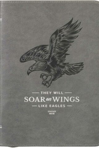 9781639522781 They Will Soar On Eagles Wings Journal Isaiah 40:31 Gray With Zipper