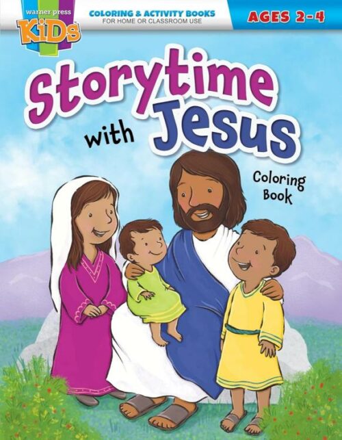 9781684345168 Storytime With Jesus Coloring Book Ages 2-4