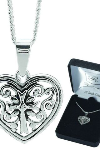 714611154419 Filigree Heart Cross