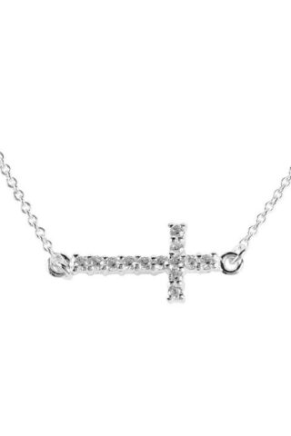 714611164616 Small Sideways CZ Cross