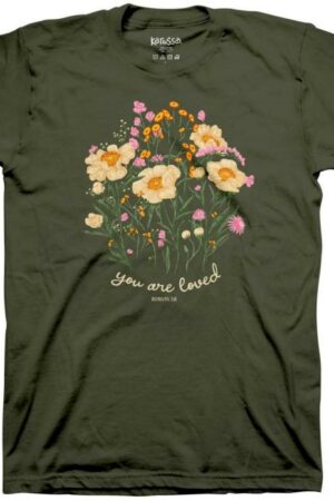 612978643204 Kerusso You Are Loved Bouquet (Medium T-Shirt)