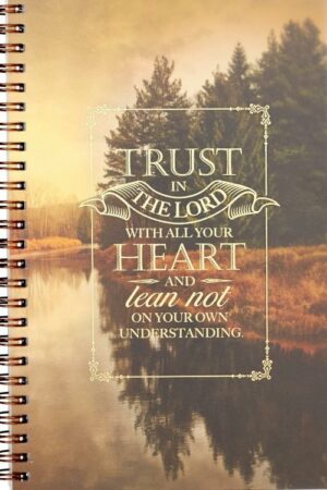 1220000130579 Trust in the Lord Inspirational Notebook with Scripture