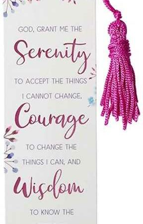 1220000134607 Serenity Prayer Bookmark with Tassel