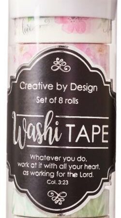6006937137820 Washi Tape for Women & Girls - Inspirational Faith-based Stationery & Coloring E