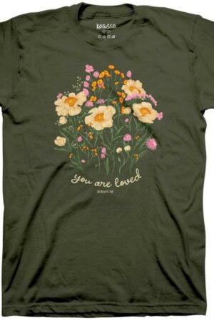 612978643204 Kerusso You Are Loved Bouquet (Medium T-Shirt)