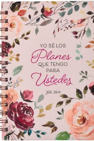 9781639522903 Diario Espiral Rosado Floral Los Planes Jer. 29:11