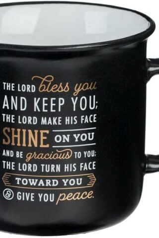 1220000320963 Ceramic Camp Style Coffee & Tea Mug for Men & Women: Lord Bless You and Keep You