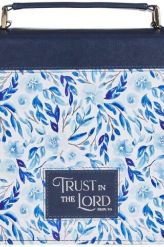1220000327863 Fashion Premium Vegan Leather Inspirational Bible Cover for Women: Trust in the