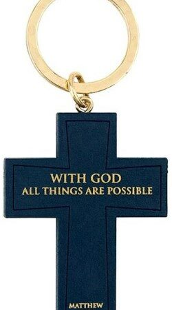 195002558175 With God All Things Are Possible Key Chain