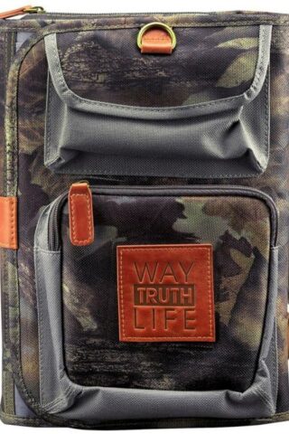 6006937120914 Tri-Fold Realtree Camo Bible / Book Organizer w/Way-Truth-Life" Badge (Medium)"