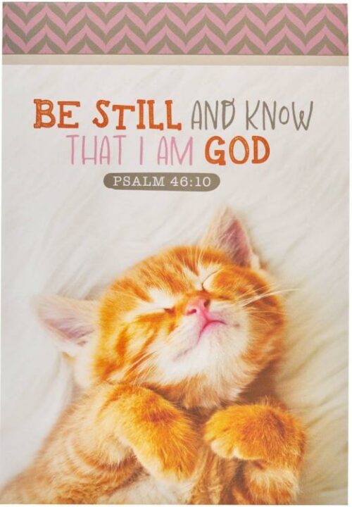 6006937160842 Small Handy Scripture Notepad for Women: Be Still & Know - Psalm 46:10 Inspirati