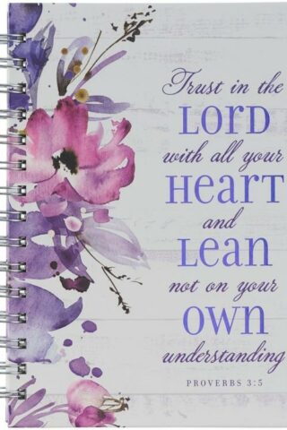 9781639520664 Journal w/Scripture for Women Trust in the Lord Proverbs 3:5 Bible Verse Purple