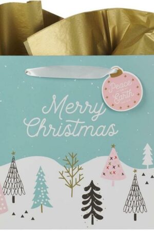 1220000325418 Large Landscape Inspirational Scripture Holiday Gift Bag