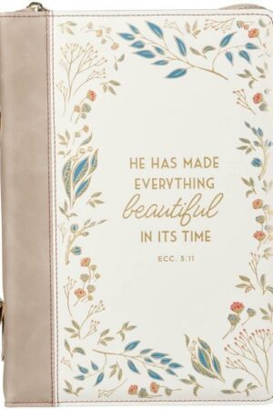 1220000327382 Fashion Premium Vegan Leather Inspirational Bible Cover for Women: Everything Be