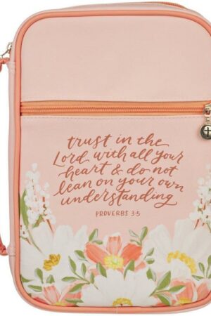 1220000721357 Premium Vegan Leather Inspirational Bible Cover for Women: Trust in the Lord Enc