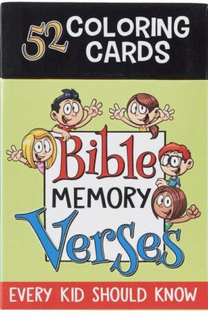 6006937143487 52 Coloring Cards for Kids: Bible Memory Verses Every Kid Should Know
