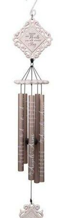 096069627364 In Angels Arms Vintage White Chime