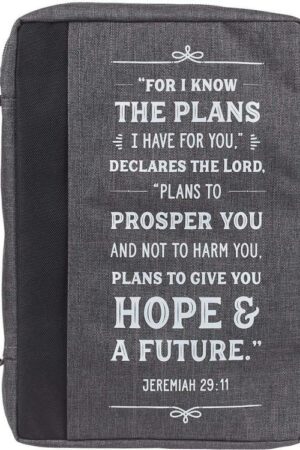 1220000135185 Men/Women's Bible Cover I Know The Plans Jeremiah 29:11