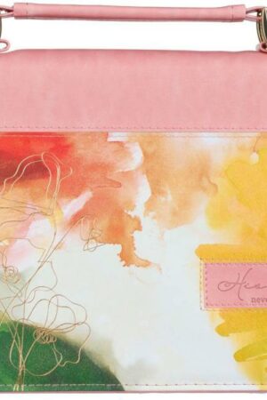 1220000321571 Vegan Leather Fashion Bible Cover Carry Case for Women: His Mercy Never Fails -