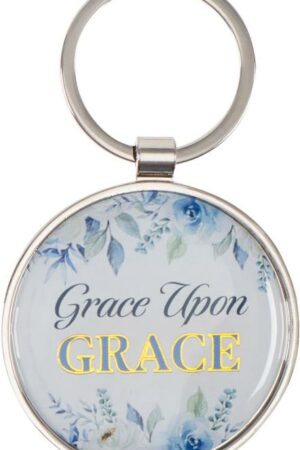 1220000324305 Inspirational Keychain for Women: Grace Upon Grace - Encouraging Bible Verse Acc