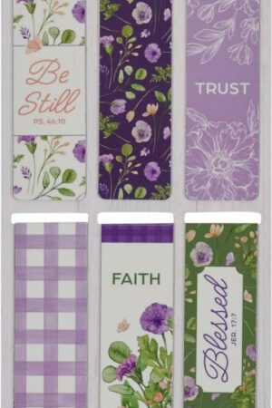 1220000324848 Colorful Inspirational Magnetic Scripture Bookmark Set for Women: Blessed