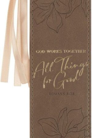 1220000327399 Premium Vegan Leather Inspirational Scripture Bookmark for Women: All Things for