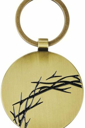 1220000720640 Split Metal Inspirational Scripture Keychain for Men & Women: Amazing Grace Crow