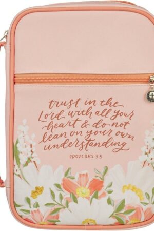 1220000721333 Premium Vegan Leather Inspirational Bible Cover for Women: Trust in the Lord Enc