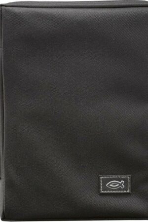 6006937108479 Men or Women's Bible Cover Secure Zipper Jesus Fish
