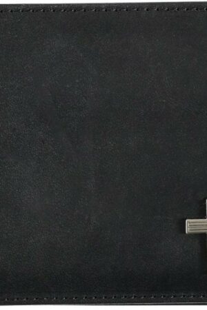 6006937157712 Genuine Premium Full Grain Leather RFID Blocking Silver Engraved Cross Wallet fo