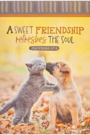 6006937160835 Small Handy Scripture Notepad for Women: Sweet Friendship - Proverbs 27:9 Inspir