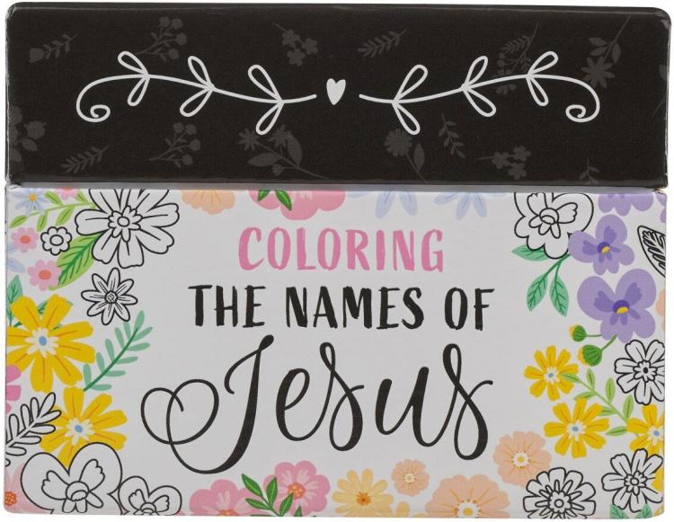 6006937167599 The Names of Jesus Boxed Coloring Cards