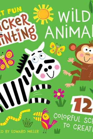 9781641243513 1st Fun Sticker Painting Wild Animals