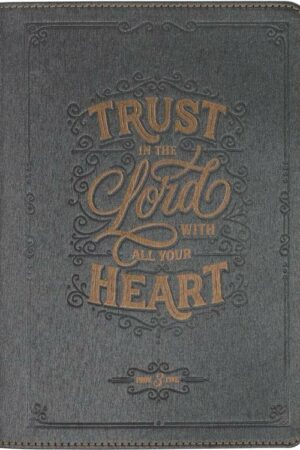 9798896780557 Trust In The Lord Charcoal Classic Journal Proverbs 3:5