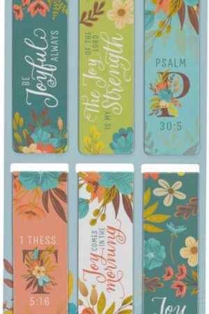1220000325975 Colorful Inspirational Magnetic Scripture Bookmark Pagemarker Set for Women: Joy