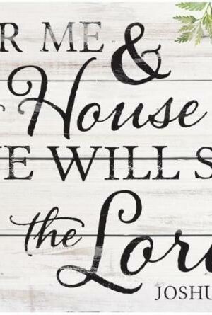 656200315705 As For Me And My House Pallet Decor (Plaque)