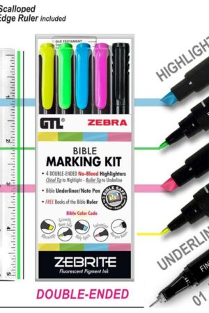 045888729506 Zebrite Bible Marking Kit