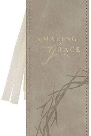 1220000720169 Premium Vegan Leather Inspirational Scripture Bookmark for Women: Amazing Grace