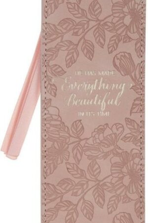 1220000720176 Premium Vegan Leather Motivational Scripture Bookmark for Women: Everything Beau